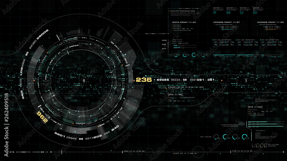 Futuristic motion graphic user interface head up display screen with Holographic Earth and digital data telemetry information display for digital background computer desktop display screen Futuristic motion graphic user interface head up display screen with Holographic Earth and digital data telemetry information display for digital background computer desktop display screen