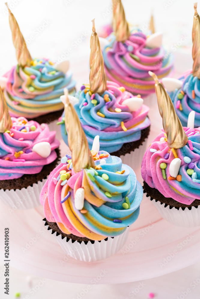Unicorn cupcakes