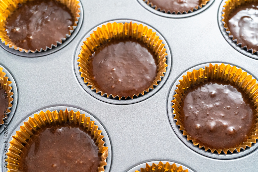 Baking cupcakes Baking cupcakes