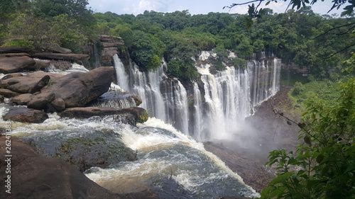 Obraz na płótnie Kalandula Falls in Angola w salonie