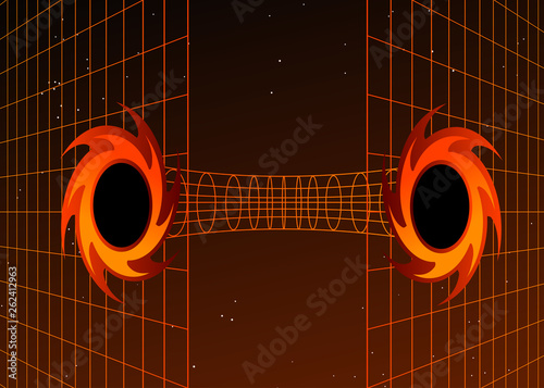 wormhole in space photo