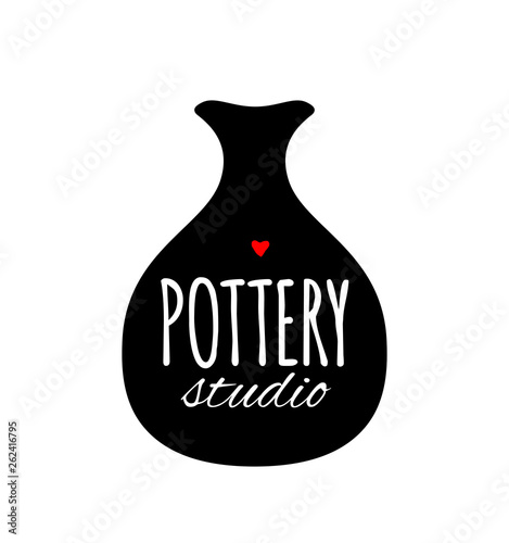 Pottery studio banner, sketch for your design