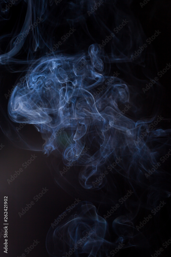 Smoke on a black background. Smoke on a black background.