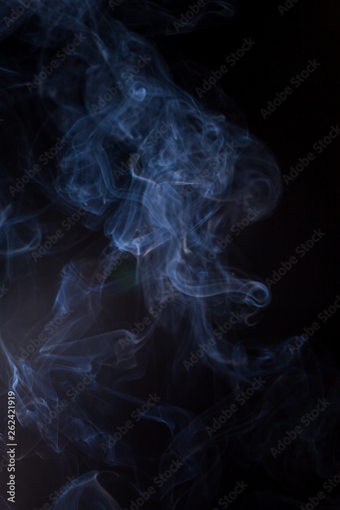 Smoke on a black background. Smoke on a black background.