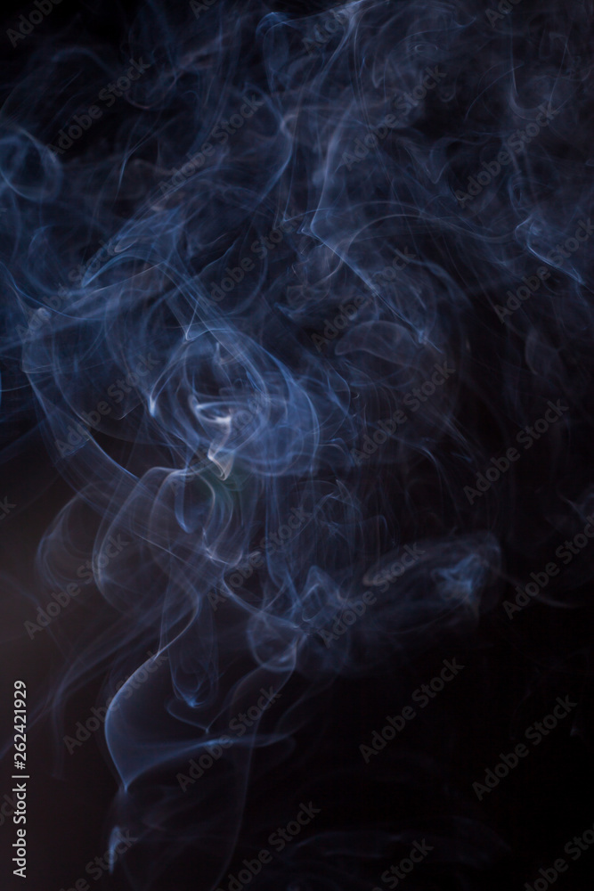 Smoke on a black background. Smoke on a black background.