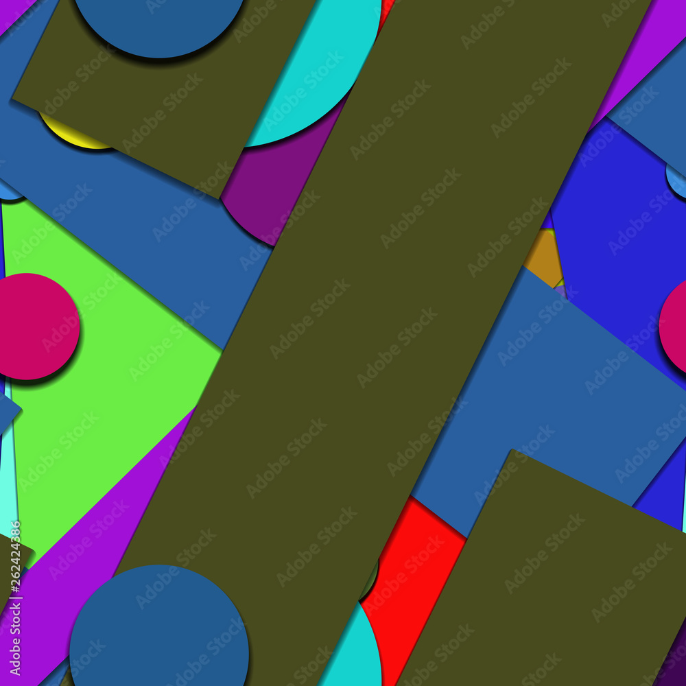 Flat material design - Creative vector trend seamless Flat material design - Creative vector trend seamless
