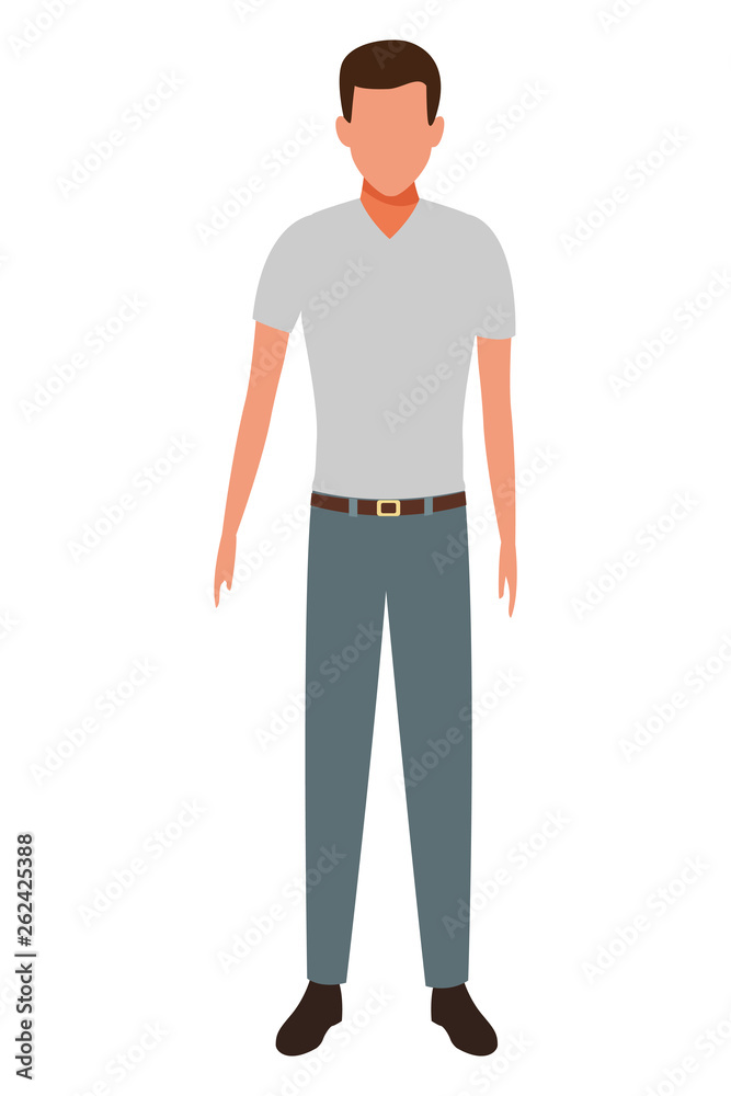 man avatar cartoon character