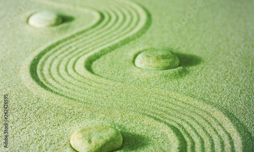 Photography Zen stones in the sand