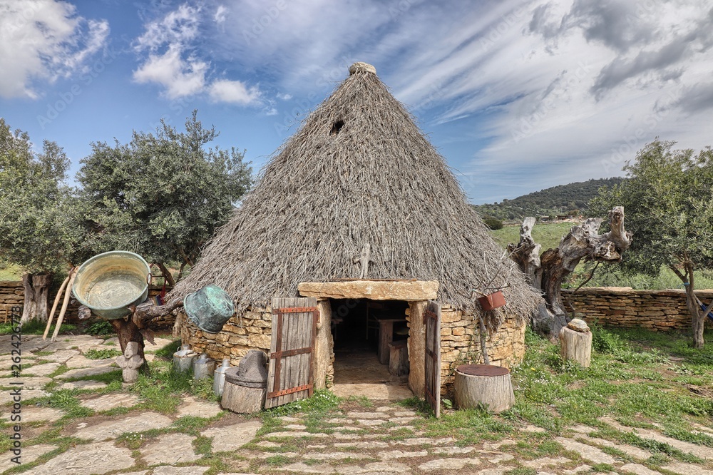 La pinnetta, abitazione dei pastori della Sardegna