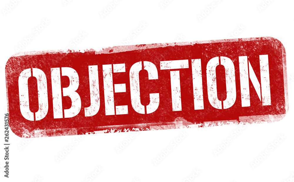 Objection sign or stamp - obrazy, fototapety, plakaty 