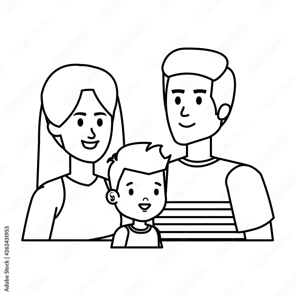 parents couple with son characters parents couple with son characters