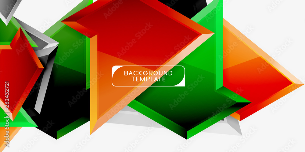 Bright colorful triangular poly 3d composition,abstract geometric background, minimal design, polygonal futuristic poster Bright colorful triangular poly 3d composition,abstract geometric background, minimal design, polygonal futuristic poster