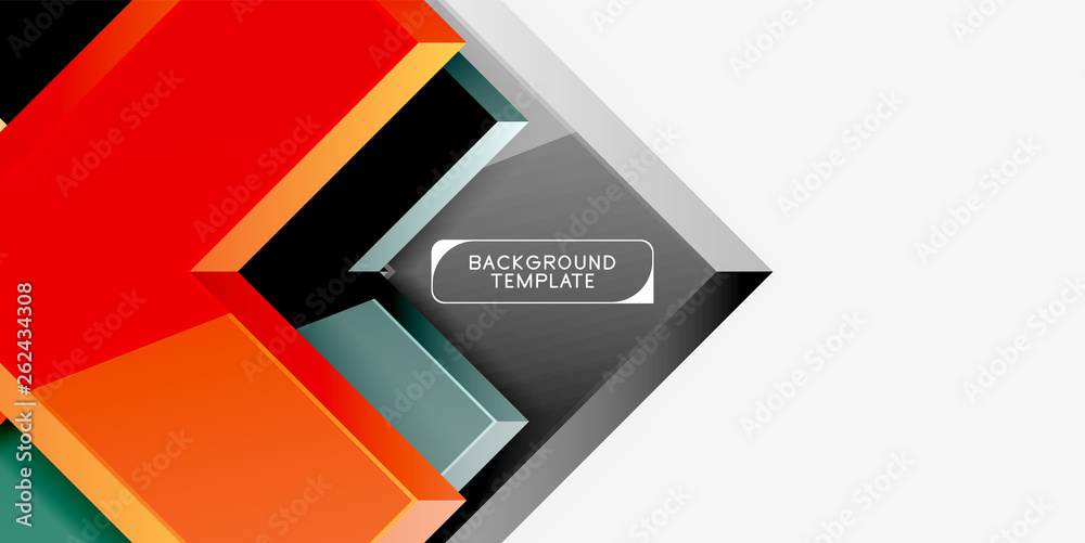 Glossy arrows background Glossy arrows background