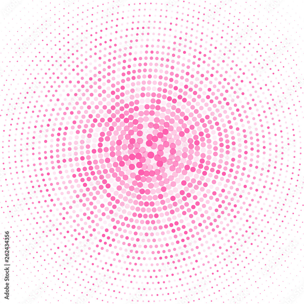 Pink points on white background Pink points on white background