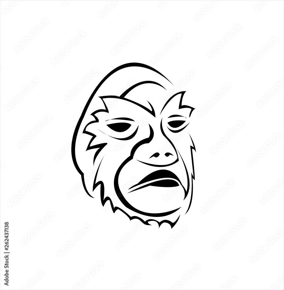 monkey face logo monkey face logo
