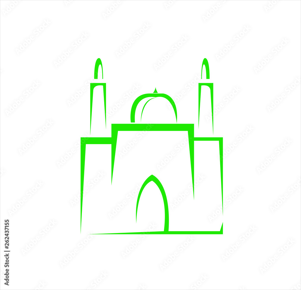 Obraz premium mosque vector