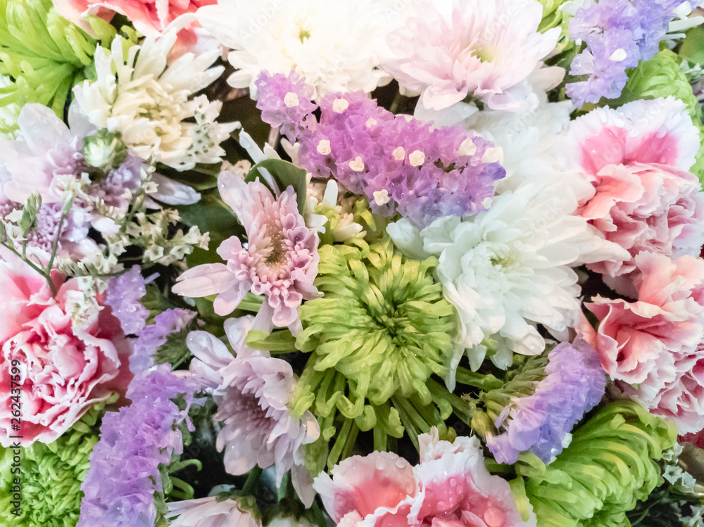 Beautiful Bouquet. Mixed colorful flowers from purple, pink, white and green for decorating and background. Beautiful Bouquet. Mixed colorful flowers from purple, pink, white and green for decorating and background.
