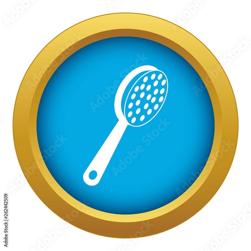 Pumice icon blue vector isolated on white background for any design
