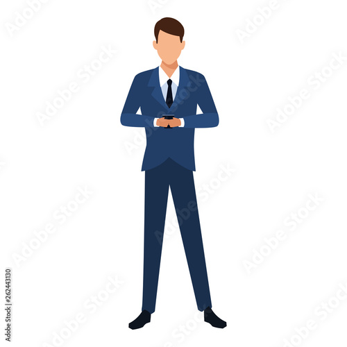 businessman avatar cartoon character