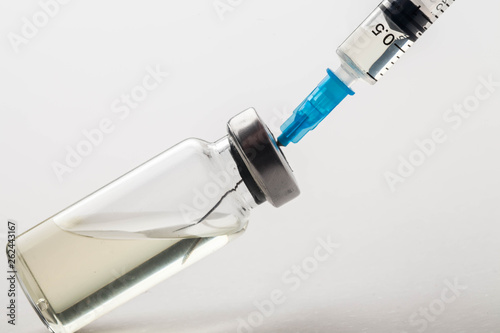 syringe and medicine