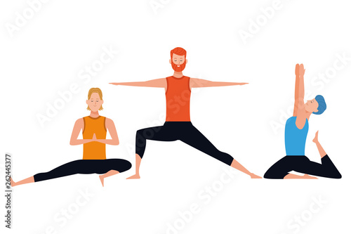 men yoga poses