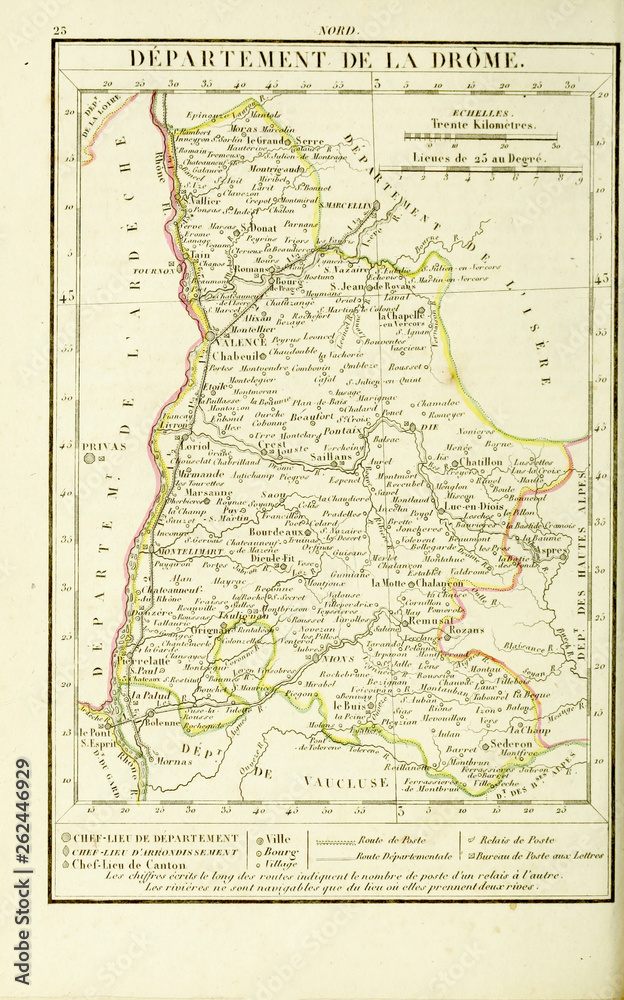 Fototapeta premium Old map. Engraving image