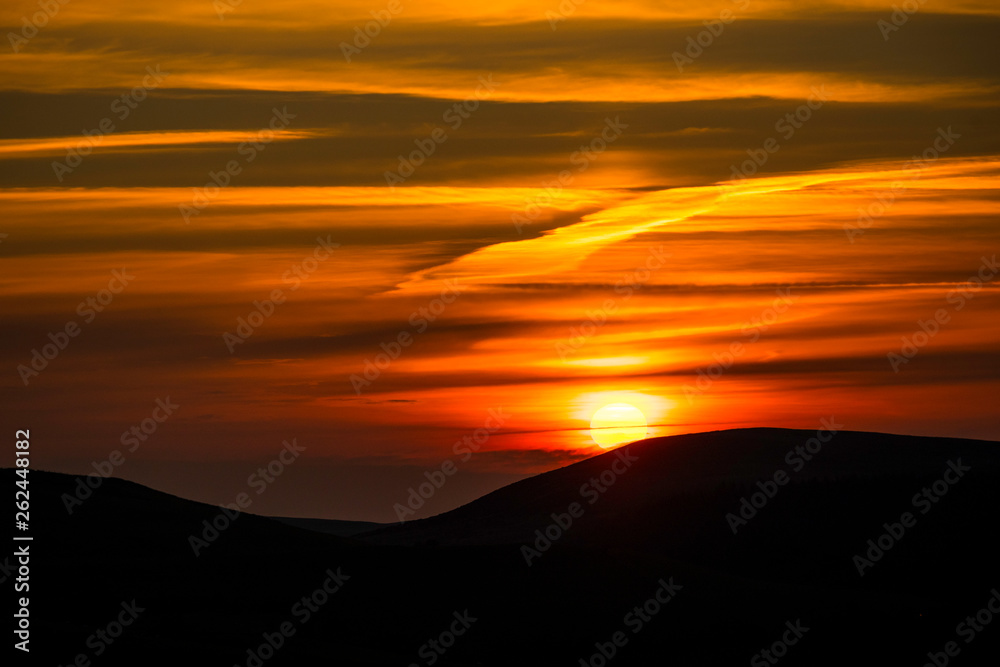 Sunset over Black Mountain