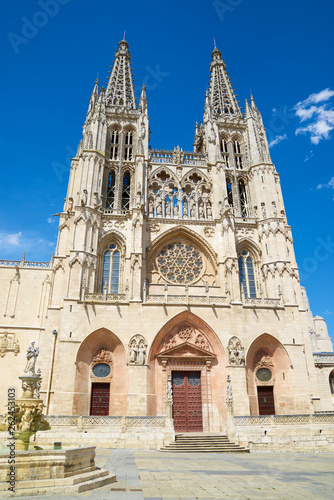 Burgos cathedral view