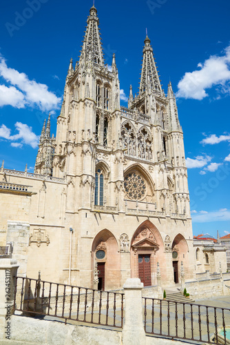 Burgos cathedral view
