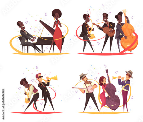 Jazz Musicians Design Concept