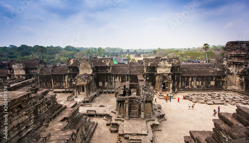 Angkor Wat Temple near Siem reap in Cambodia.
