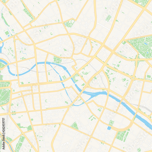 Berlin  Germany printable map