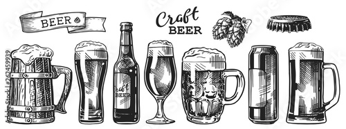 beer sketch set