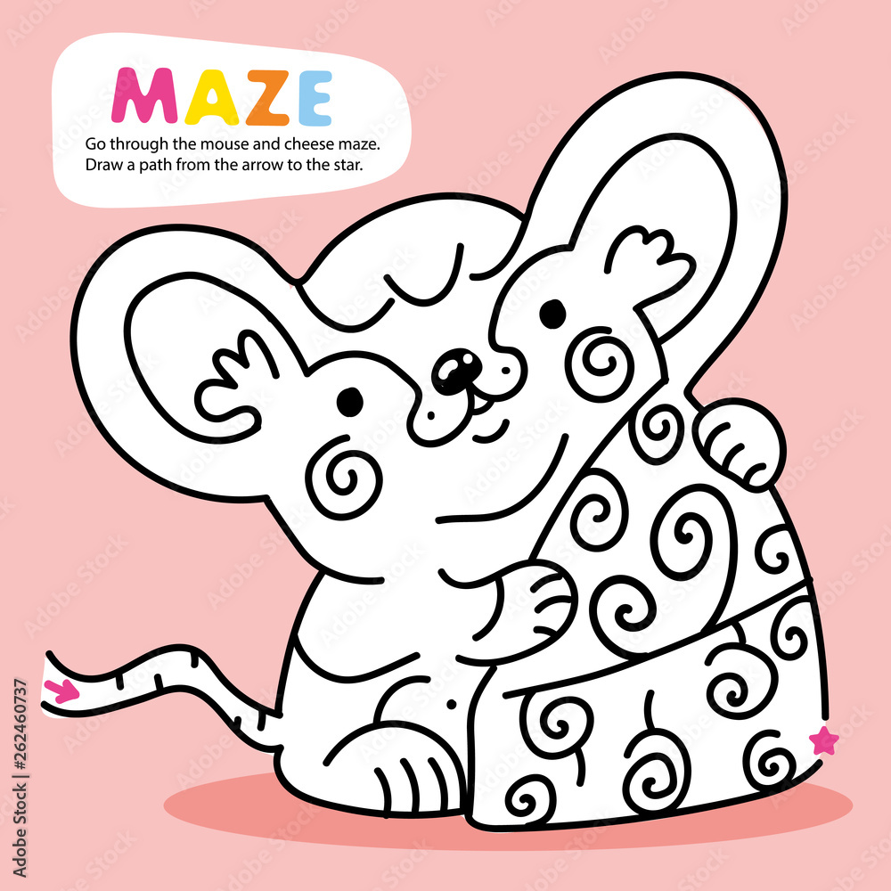 Kid Logic Maze Game Puzzle Mouse Order Printable Kid Logic Maze Game Puzzle Mouse Order Printable