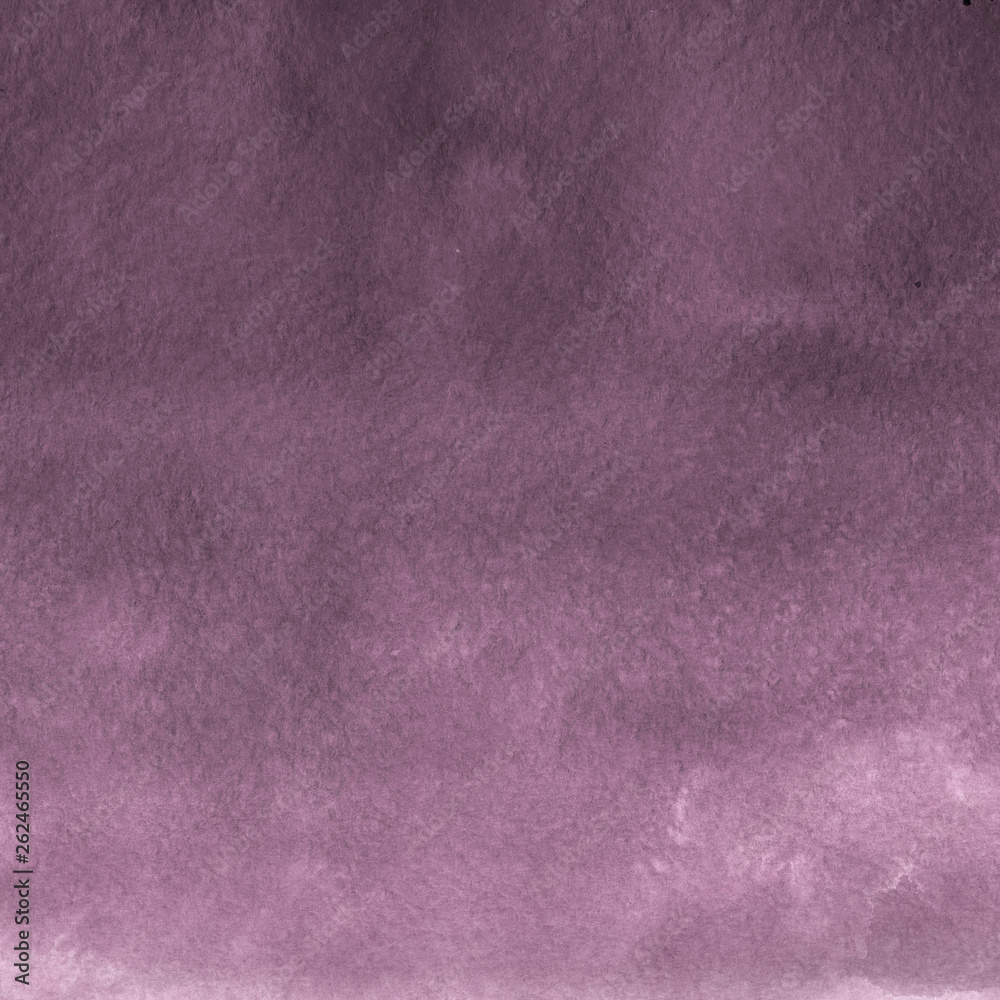 Fototapeta premium Pink ink and watercolor texture on white paper background. Paint leaks and ombre effects. Hand painted abstract image.