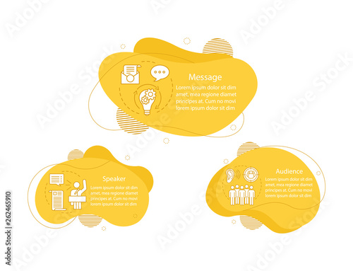Rhetorical triangle concept illustrations