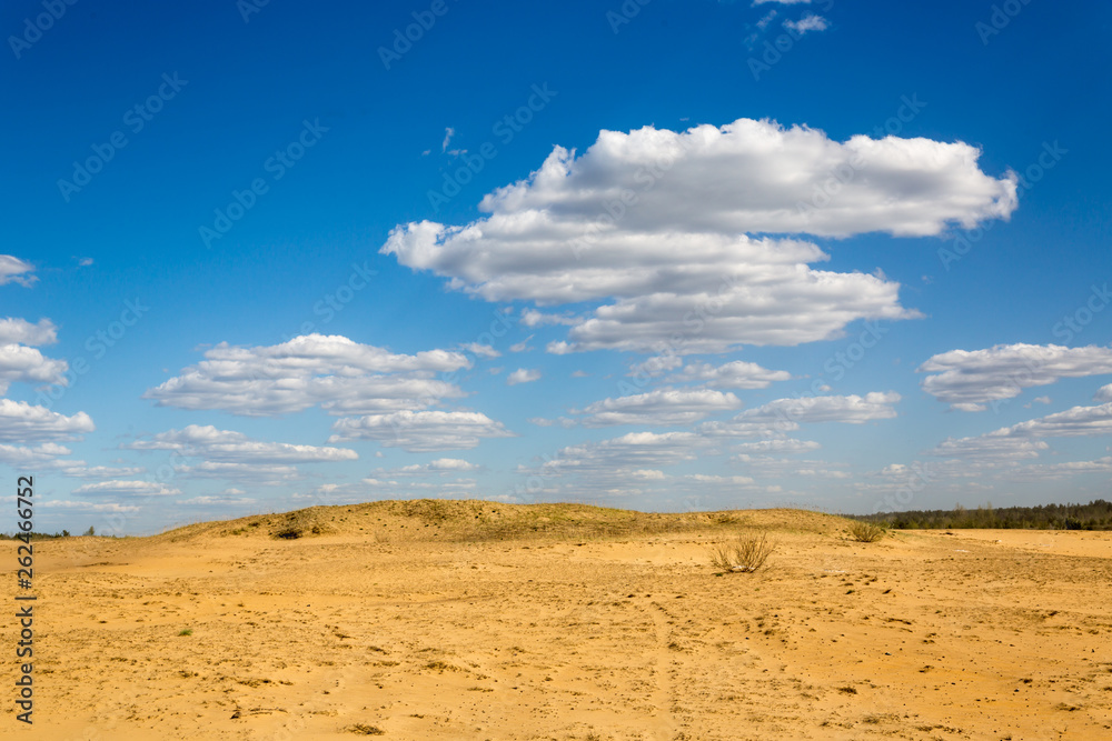 sky in sand desert