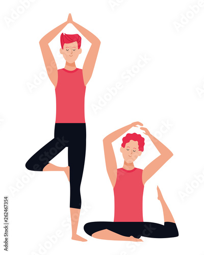 men yoga poses