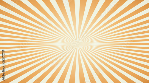 Sunlight Abstract gradient ray burst background Comic graphic with radial stripe pattern
