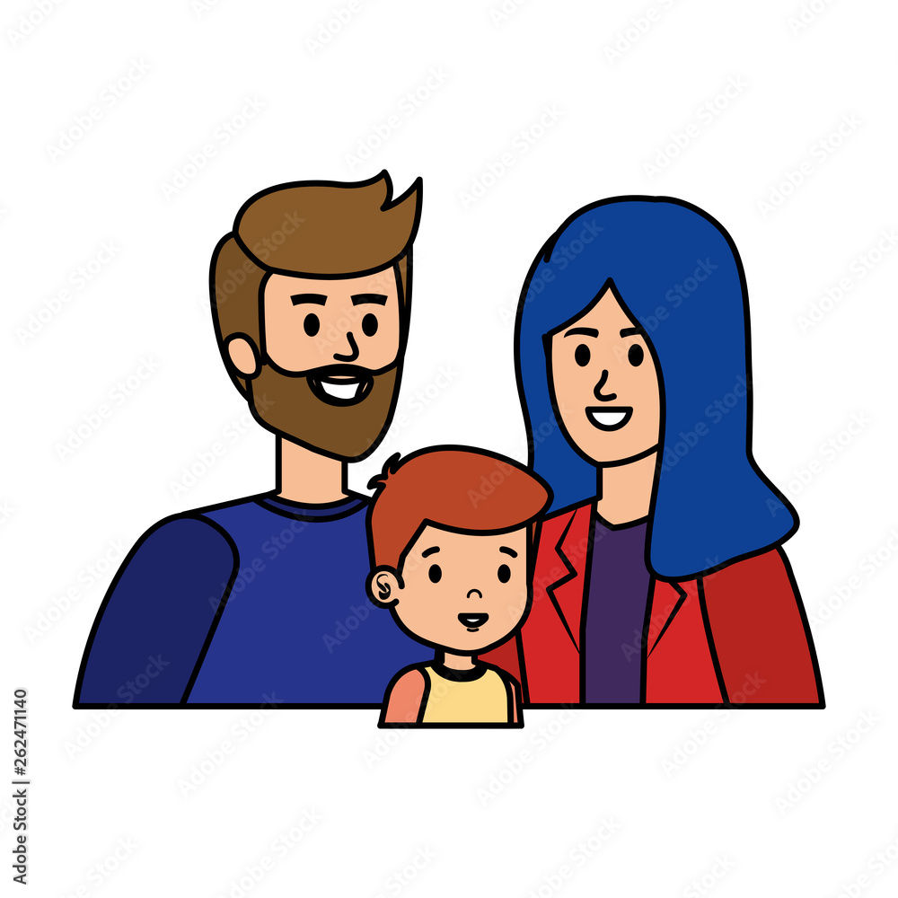 parents couple with son characters parents couple with son characters