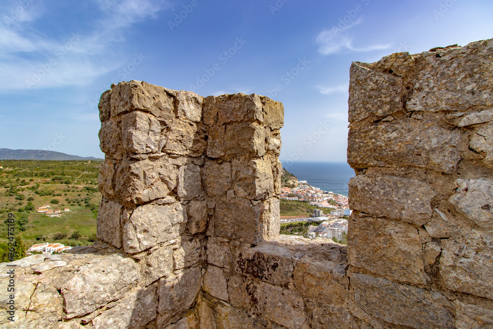 castle of Sesimbra, detail