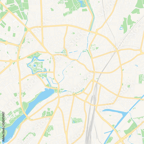 Munster  Germany printable map