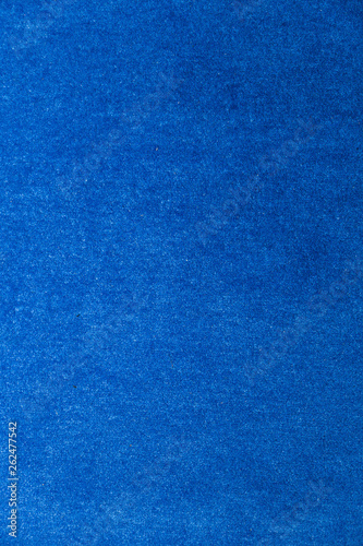 blue carpet background, blue fabric texture background, closeup