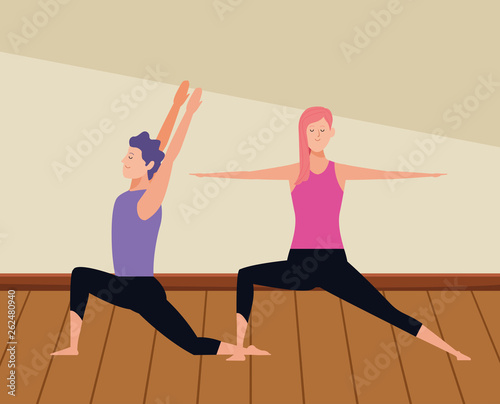couple yoga poses