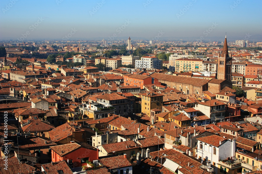 Panorama of the ancient city of Verona