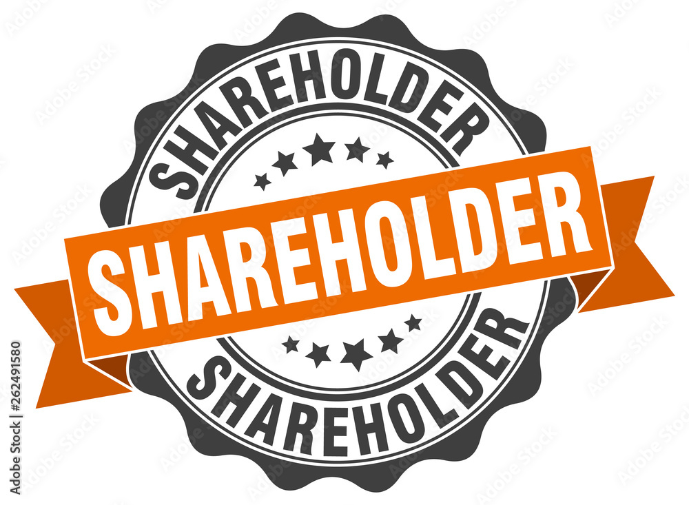 Obraz premium shareholder stamp. sign. seal