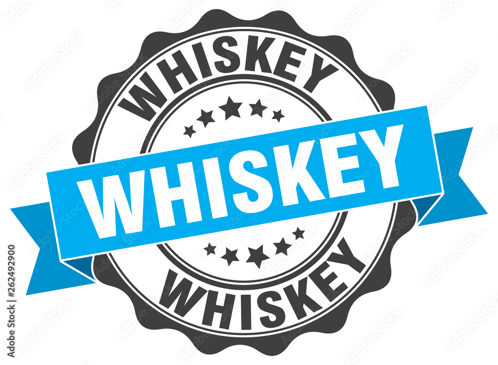 whiskey stamp. sign. seal