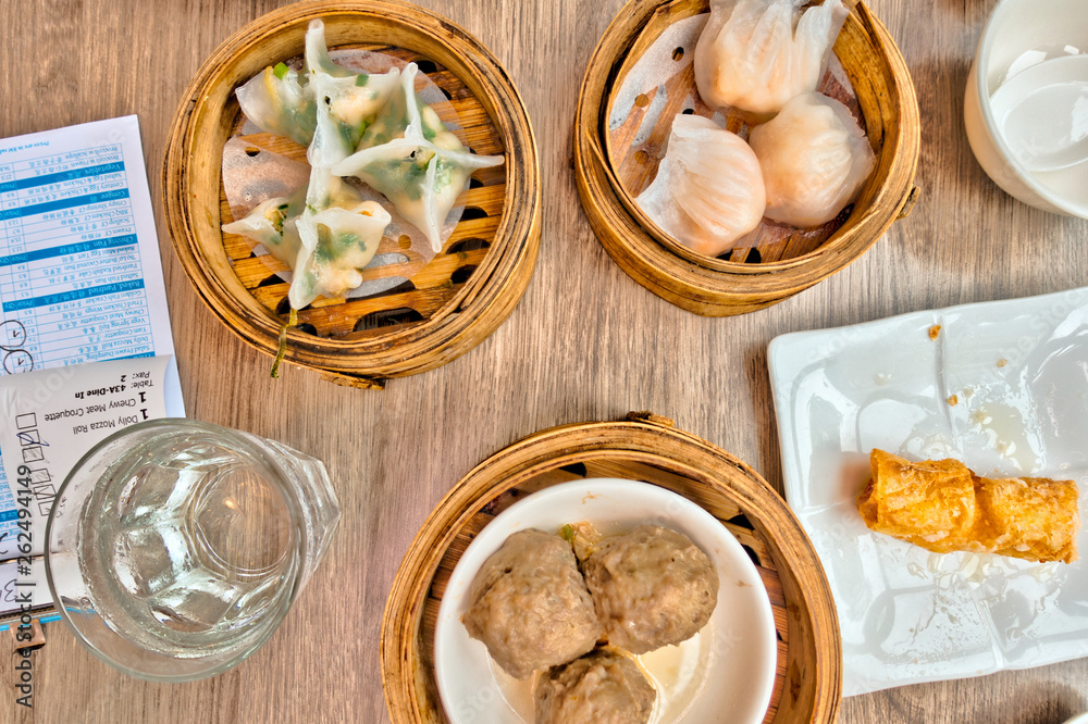 Dim sum in a Chinese restaurant, Kuala Lumpur, Malaysia