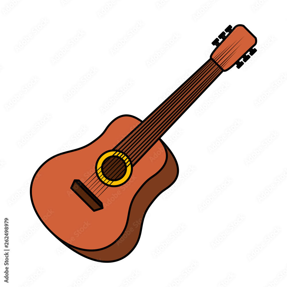 Fototapeta premium acoustic guitar musical instrument