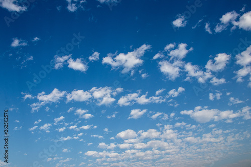 Beautiful view of blue sky with white cloud